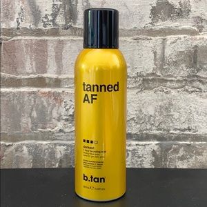 tanned AF. bronzing mist self tan